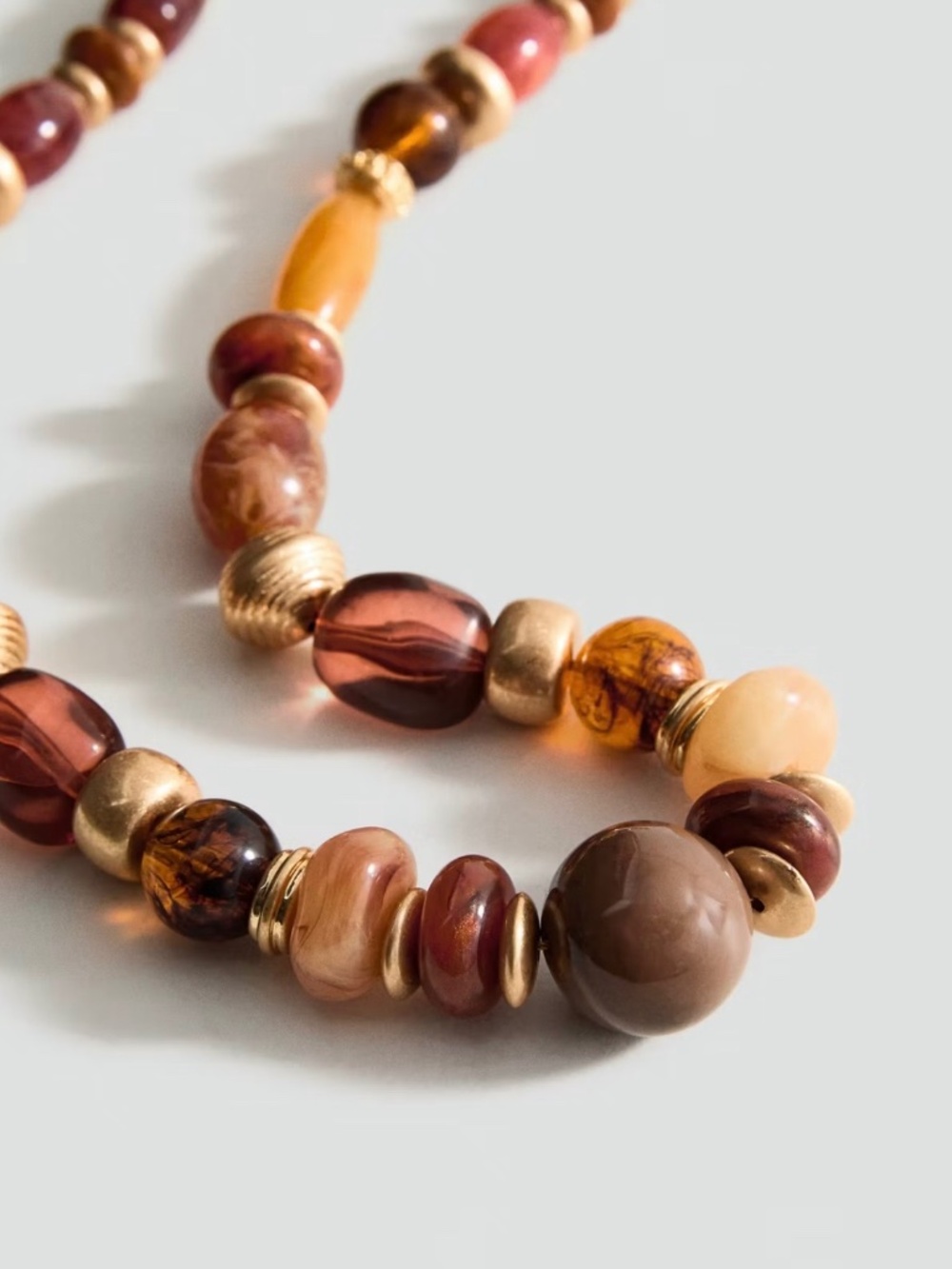 Mango Combined Beads Necklace